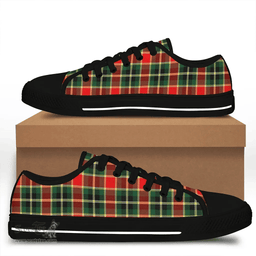 Scottish MacLachlan Hunting Modern Clan Tartan Low Top Shoes - Crest Classic Scottish Plaid Tartan Plaid