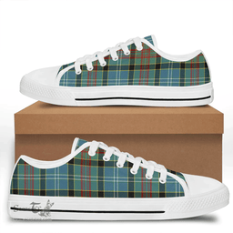 Scottish Paisley District Clan Tartan Low Top Shoes - Crest Classic Scottish Plaid Tartan Plaid