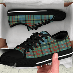 Scottish Paisley District Clan Tartan Low Top Shoes - Crest Classic Scottish Plaid Tartan Plaid