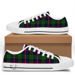 Scottish Urquhart Modern Clan Tartan Low Top Shoes - Crest Classic Scottish Plaid Tartan Plaid
