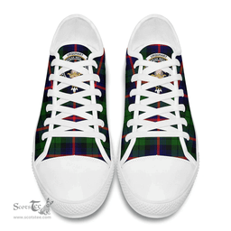 Scottish Urquhart Modern Clan Tartan Low Top Shoes - Crest Classic Scottish Plaid Tartan Plaid