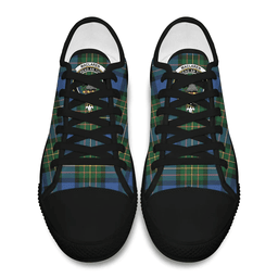 Scottish MacLaren Ancient Clan Tartan Low Top Shoes - Crest Classic Scottish Plaid Tartan Plaid