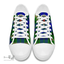 Scottish Maitland Clan Tartan Low Top Shoes - Crest Classic Scottish Plaid Tartan Plaid