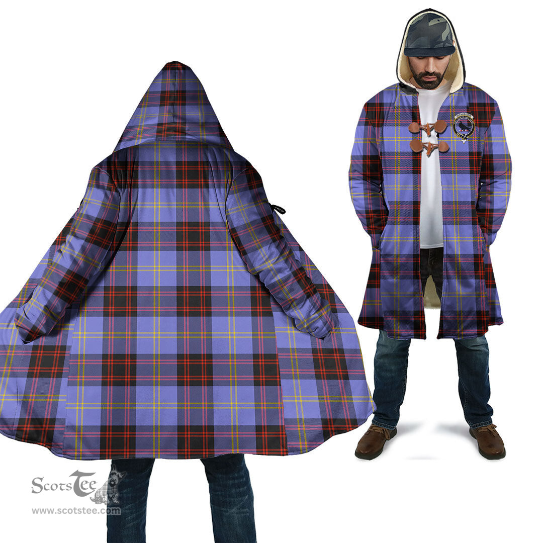 Scottish Rutherford Tartan Cloaks - Hooded Cape Coat with Family Crest Scottish Clans