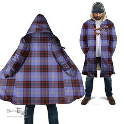 Scottish Rutherford Tartan Cloaks - Hooded Cape Coat with Family Crest Scottish Clans
