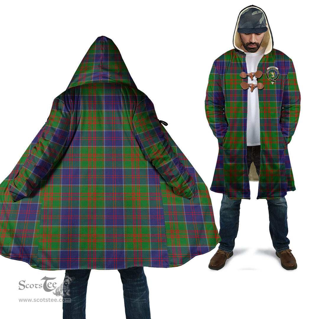 Scottish Stewart of Appin Hunting Modern Tartan Cloaks - Hooded Cape Coat with Family Crest Scottish Clans