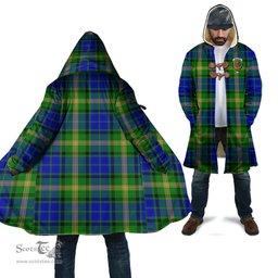 Scottish Maitland Tartan Cloaks - Hooded Cape Coat with Family Crest Scottish Clans