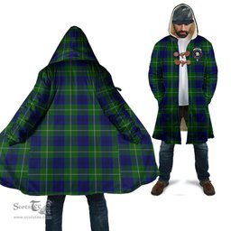 Scottish Oliphant Modern Tartan Cloaks - Hooded Cape Coat with Family Crest Scottish Clans