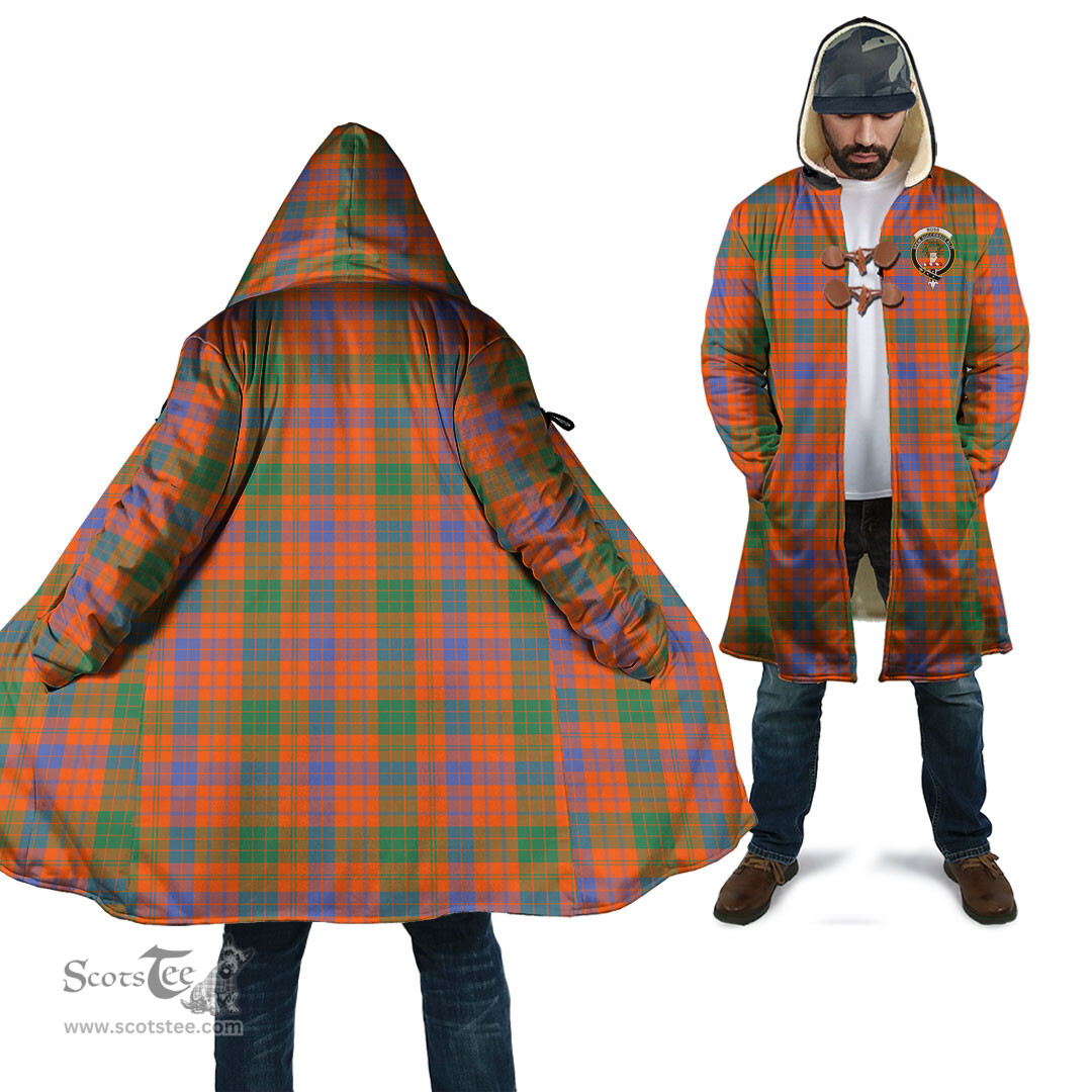 Scottish Ross Ancient Tartan Cloaks - Hooded Cape Coat with Family Crest Scottish Clans