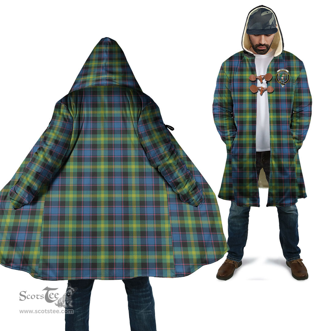 Scottish Watson Ancient Tartan Cloaks - Hooded Cape Coat with Family Crest Scottish Clans