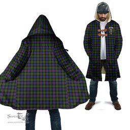 Scottish Murray of Atholl Modern Tartan Cloaks - Hooded Cape Coat with Family Crest Scottish Clans