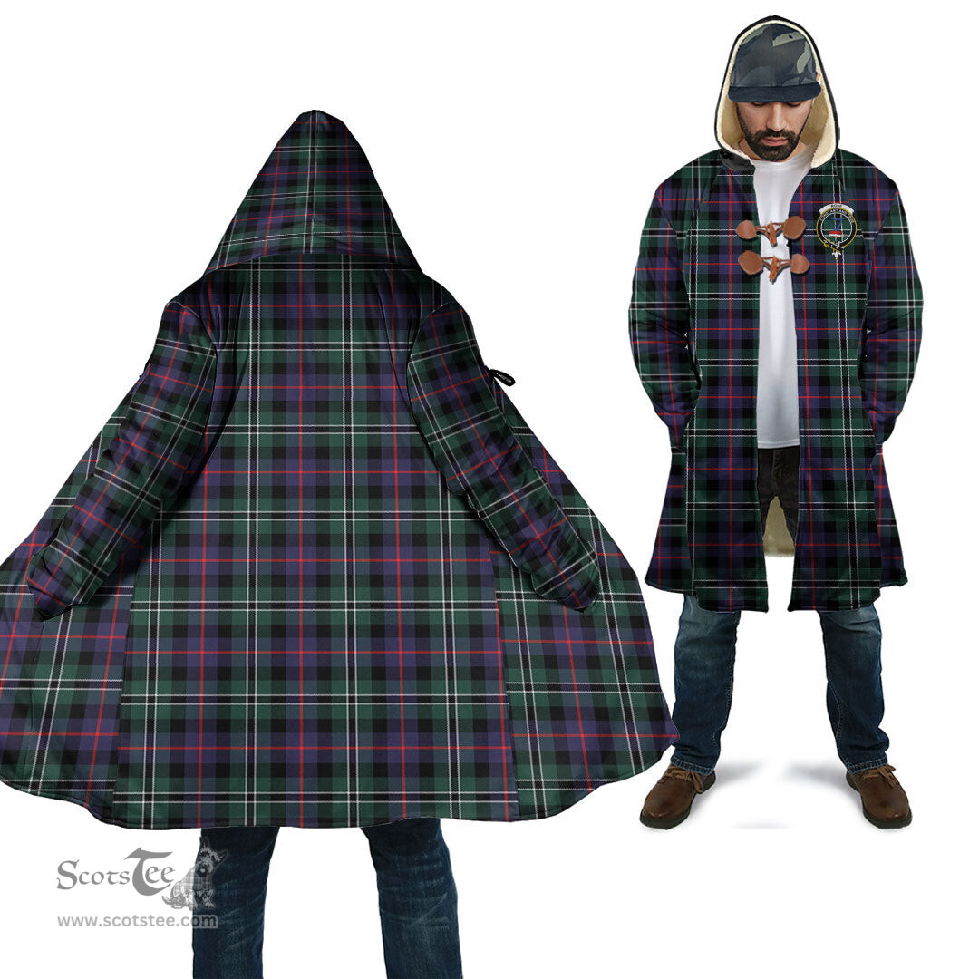 Scottish Rose Hunting Modern Tartan Cloaks - Hooded Cape Coat with Family Crest Scottish Clans