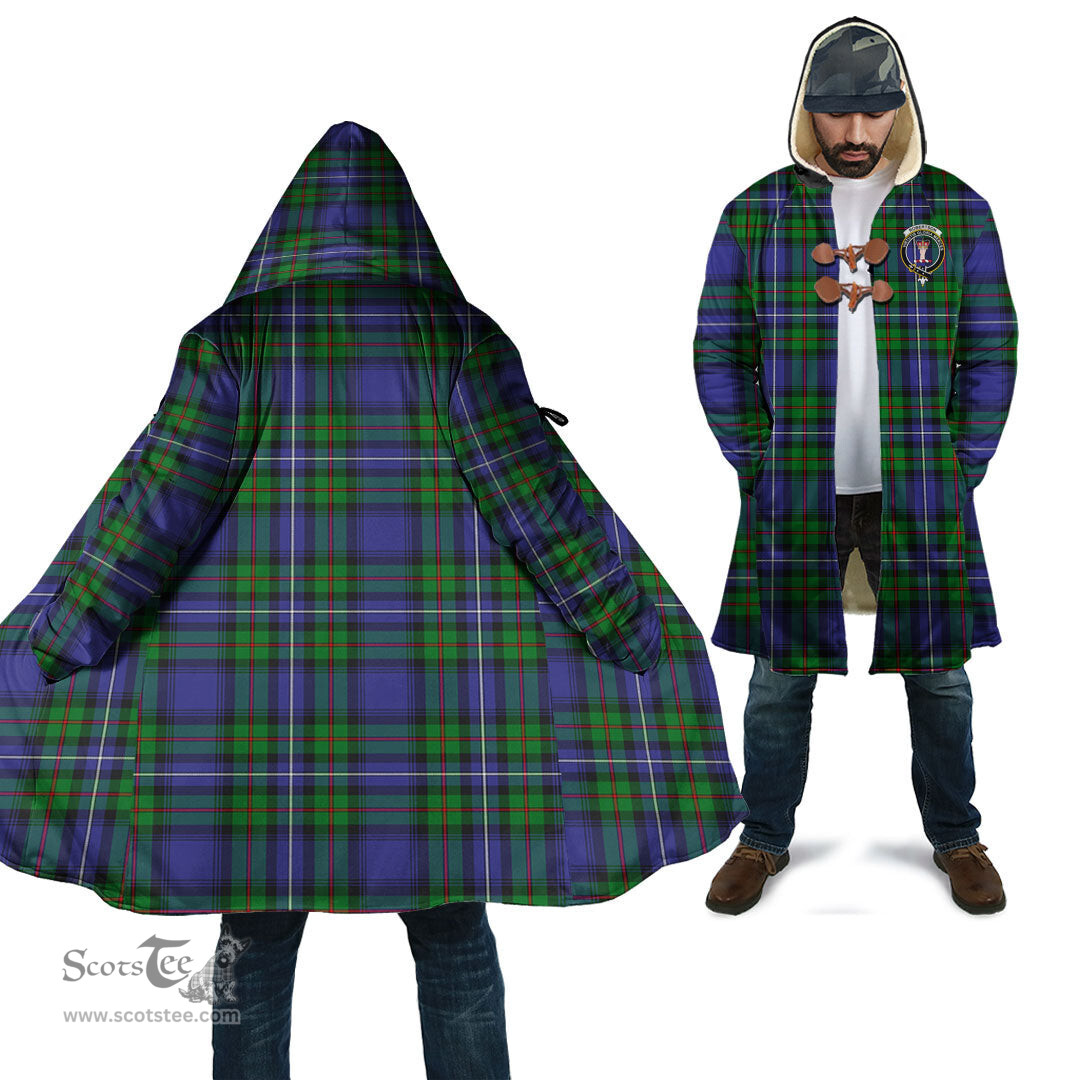 Scottish Robertson Hunting Modern Tartan Cloaks - Hooded Cape Coat with Family Crest Scottish Clans