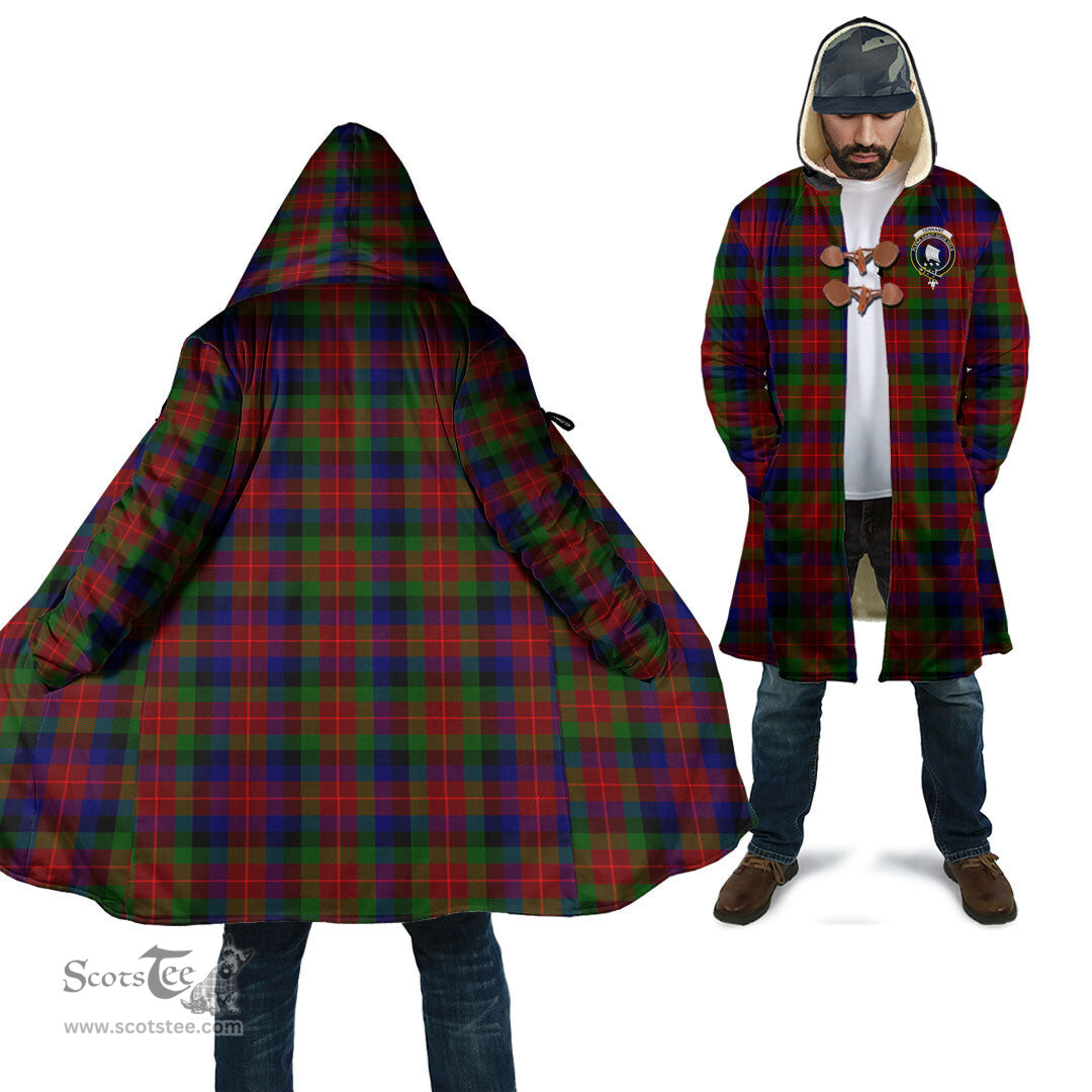 Scottish Tennant Tartan Cloaks - Hooded Cape Coat with Family Crest Scottish Clans