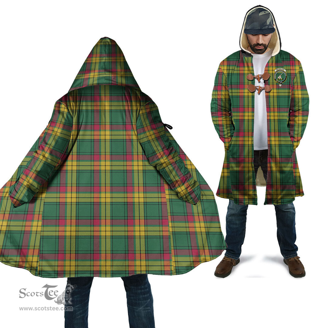 Scottish MacMillan Old Ancient Tartan Cloaks - Hooded Cape Coat with Family Crest Scottish Clans