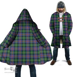 Scottish Logan Ancient Tartan Cloaks - Hooded Cape Coat with Family Crest Scottish Clans