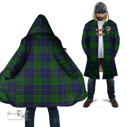 Scottish Lockhart Modern Tartan Cloaks - Hooded Cape Coat with Family Crest Scottish Clans