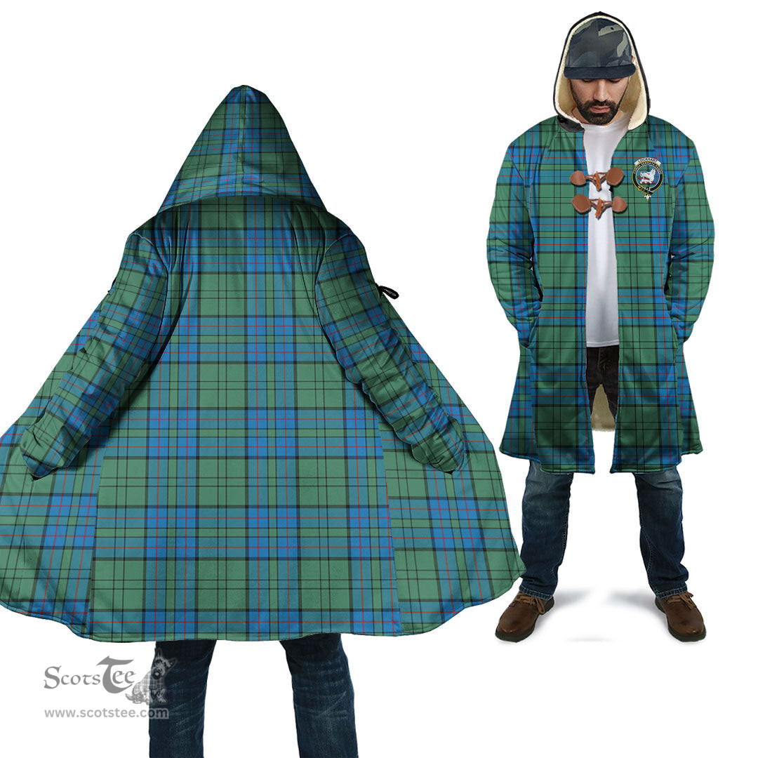 Scottish Lockhart Tartan Cloaks - Hooded Cape Coat with Family Crest Scottish Clans
