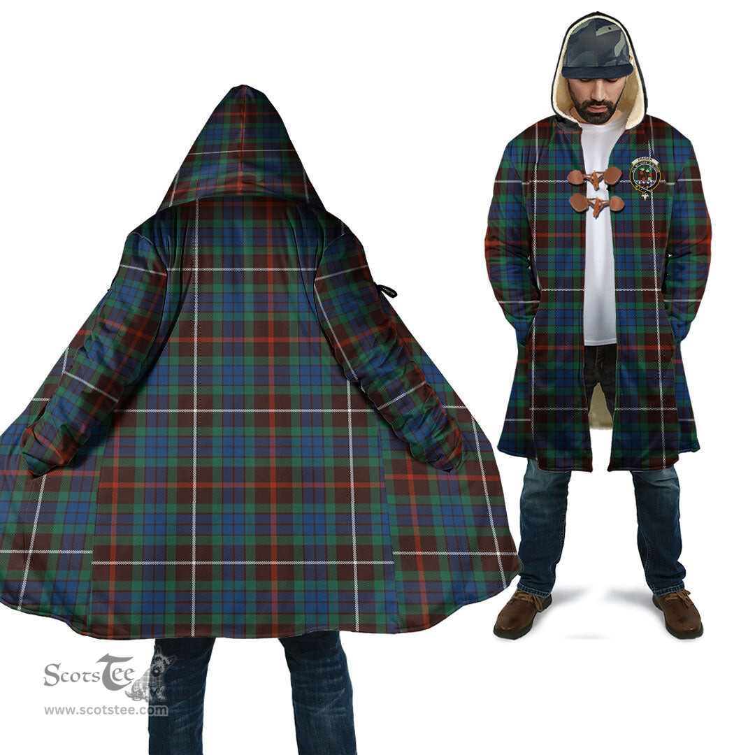 Scottish Fraser Hunting Ancient Tartan Cloaks - Hooded Cape Coat with Family Crest Scottish Clans