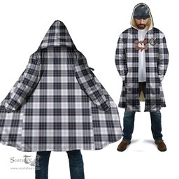 Scottish MacRae Dress Modern Tartan Cloaks - Hooded Cape Coat with Family Crest Scottish Clans