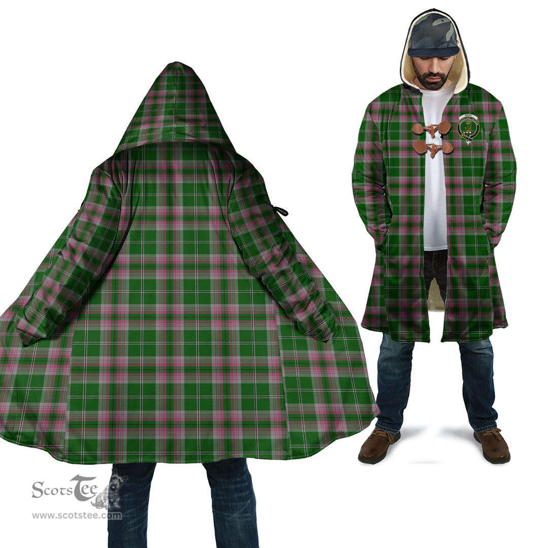 Scottish Gray Hunting Tartan Cloaks - Hooded Cape Coat with Family Crest Scottish Clans