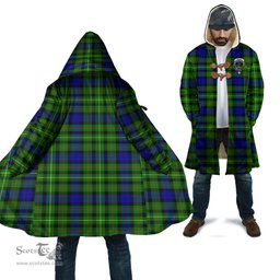 Scottish Rollo Modern Tartan Cloaks - Hooded Cape Coat with Family Crest Scottish Clans
