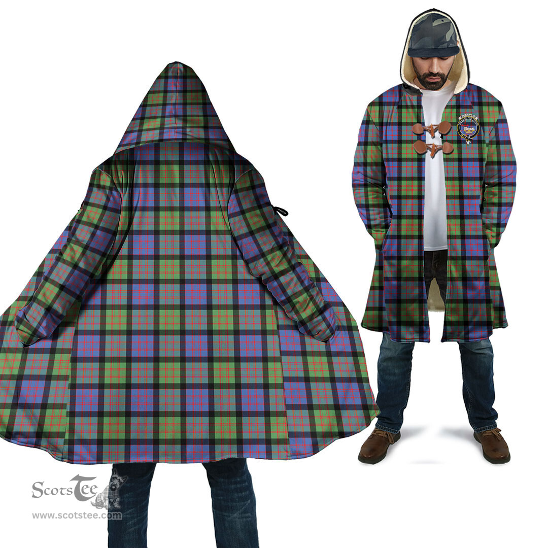 Scottish MacDonald Ancient Tartan Cloaks - Hooded Cape Coat with Family Crest Scottish Clans