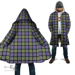 Scottish MacDonald Ancient Tartan Cloaks - Hooded Cape Coat with Family Crest Scottish Clans