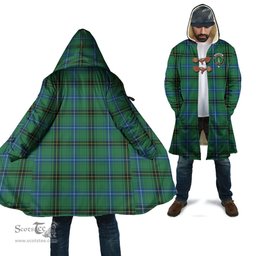 Scottish Henderson Ancient Tartan Cloaks - Hooded Cape Coat with Family Crest Scottish Clans