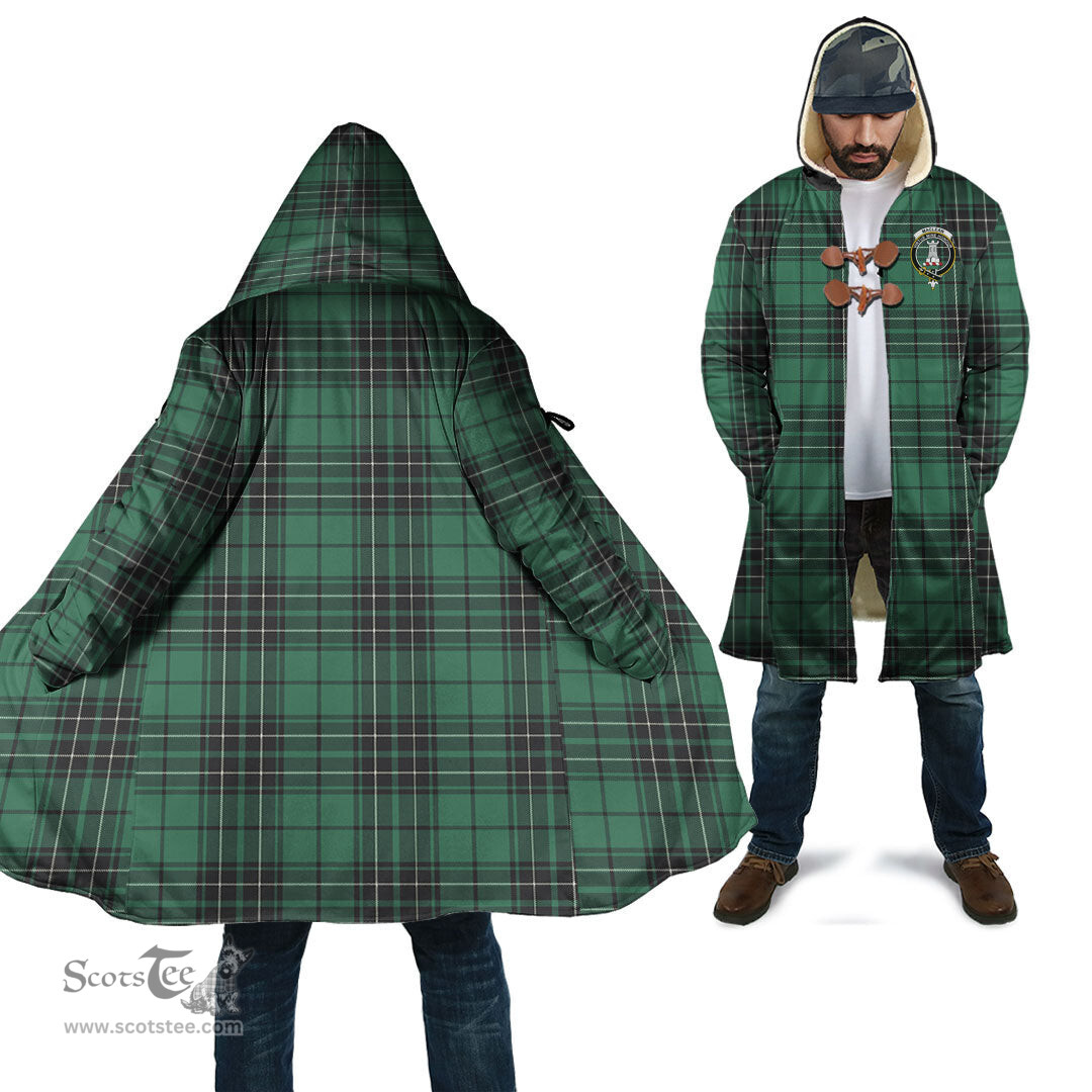 Scottish MacLean Hunting Ancient Tartan Cloaks - Hooded Cape Coat with Family Crest Scottish Clans