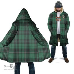 Scottish MacLean Hunting Ancient Tartan Cloaks - Hooded Cape Coat with Family Crest Scottish Clans