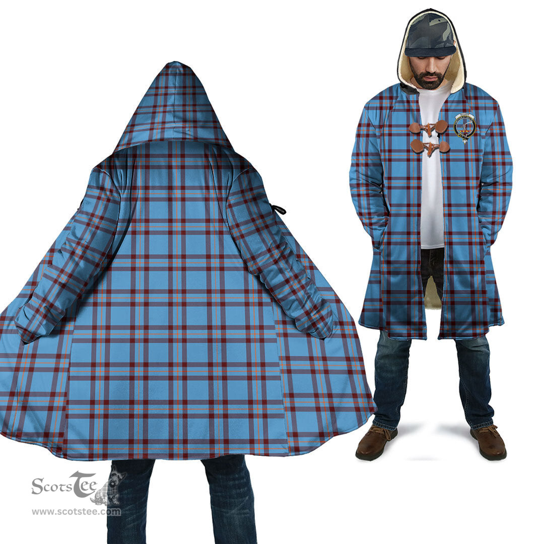 Scottish Elliot Ancient Tartan Cloaks - Hooded Cape Coat with Family Crest Scottish Clans