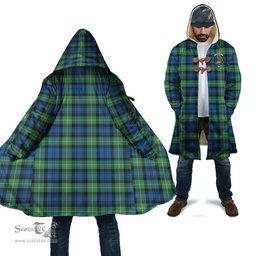 Scottish Gordon Ancient Tartan Cloaks - Hooded Cape Coat with Family Crest Scottish Clans