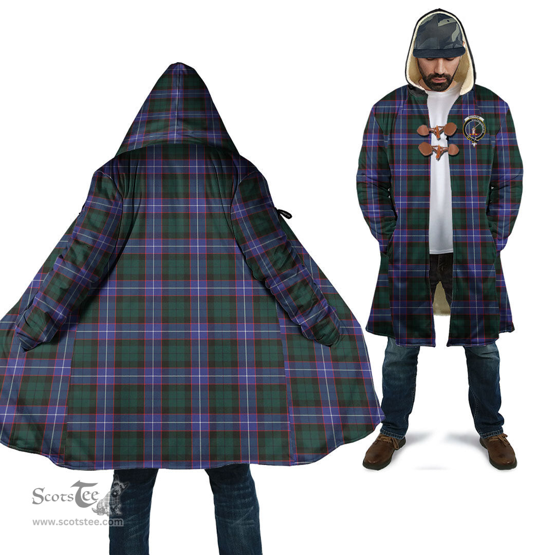 Scottish Guthrie Modern Tartan Cloaks - Hooded Cape Coat with Family Crest Scottish Clans