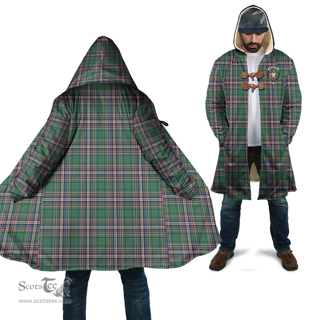 Scottish MacFarlane Hunting Ancient Tartan Cloaks - Hooded Cape Coat with Family Crest Scottish Clans