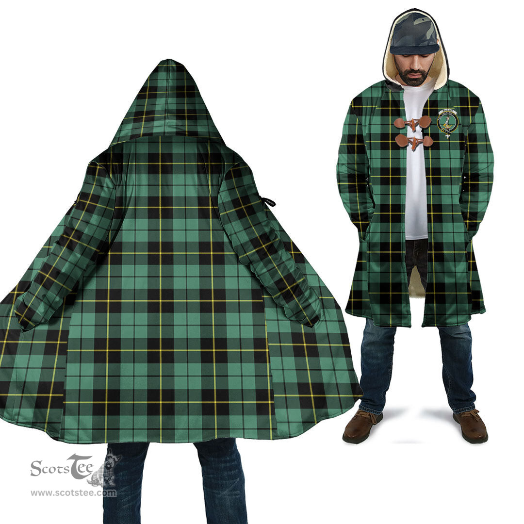 Scottish Wallace Hunting Ancient Tartan Cloaks - Hooded Cape Coat with Family Crest Scottish Clans