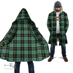 Scottish Wallace Hunting Ancient Tartan Cloaks - Hooded Cape Coat with Family Crest Scottish Clans