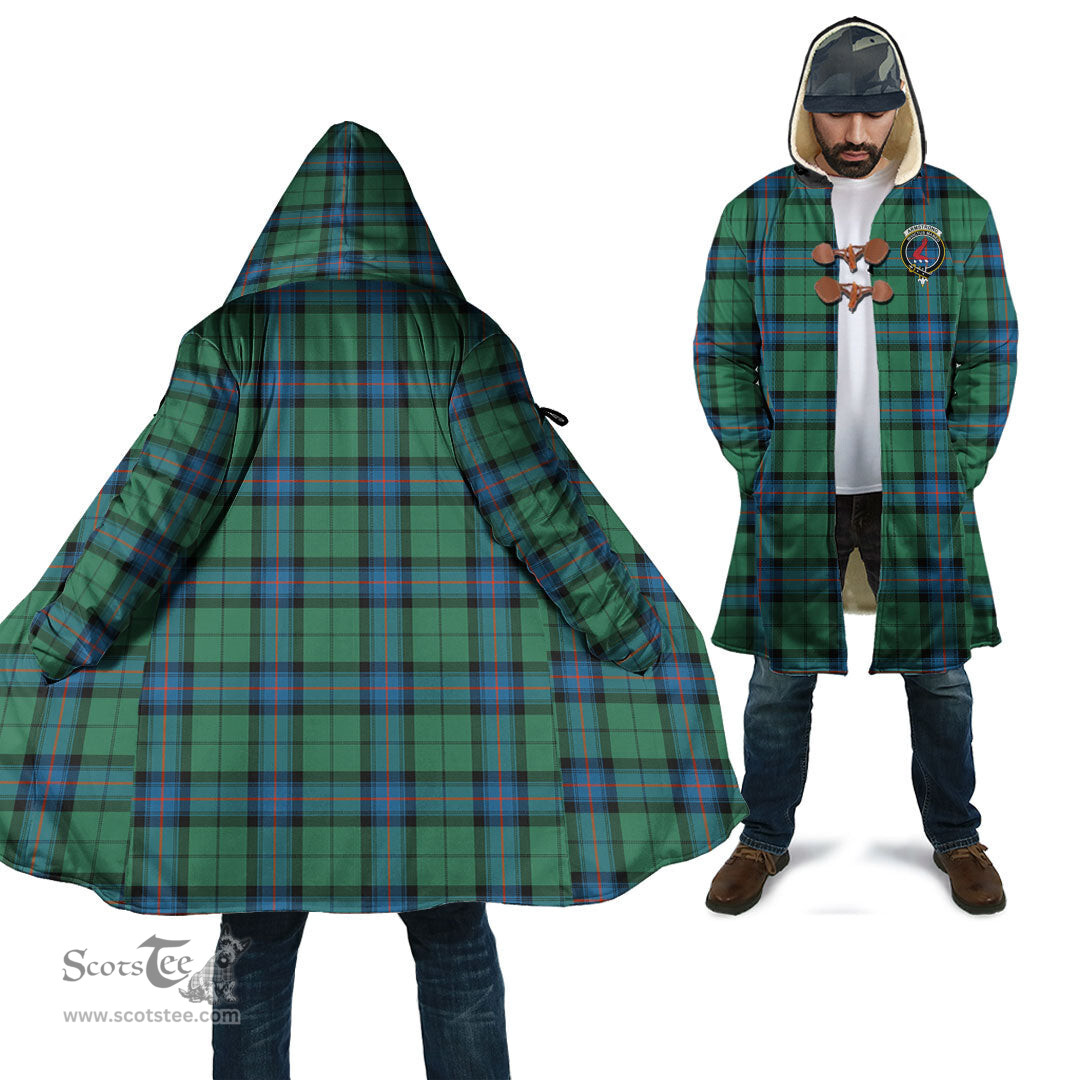 Scottish Armstrong Ancient Tartan Cloaks - Hooded Cape Coat with Family Crest Scottish Clans