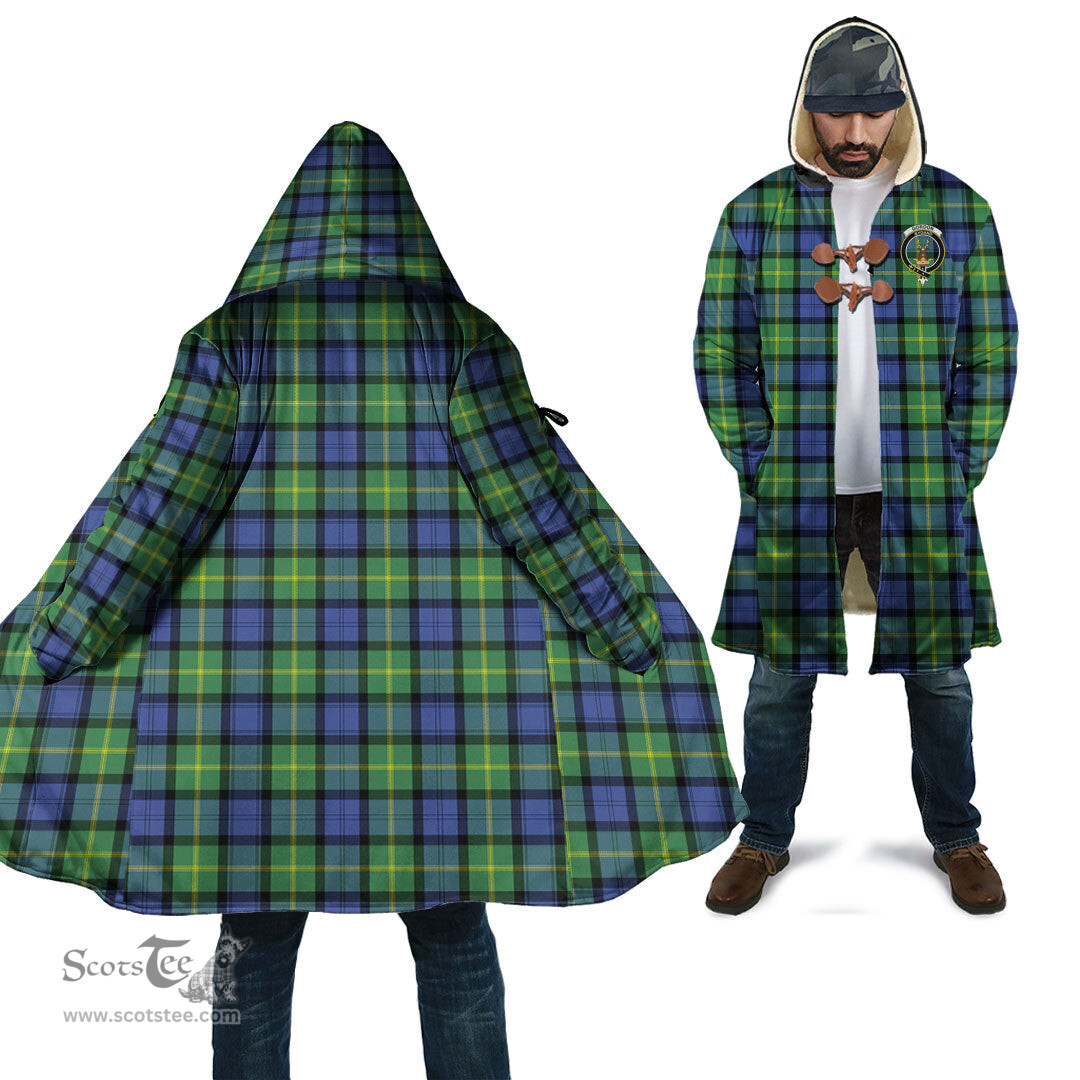 Scottish Gordon Old Ancient Tartan Cloaks - Hooded Cape Coat with Family Crest Scottish Clans