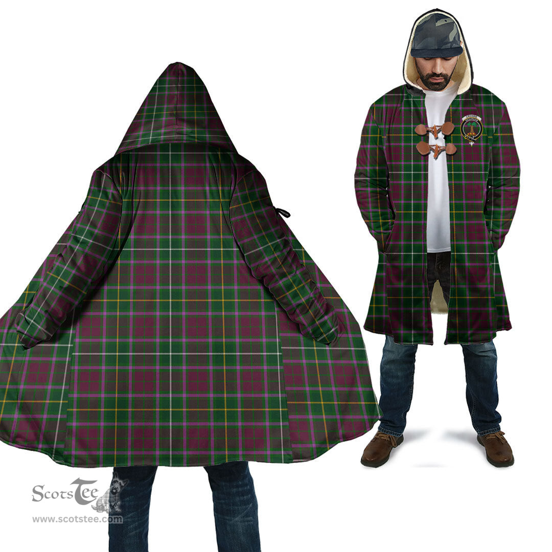 Scottish Crosbie Tartan Cloaks - Hooded Cape Coat with Family Crest Scottish Clans