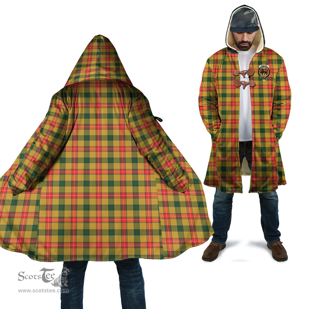Scottish Baxter Tartan Cloaks - Hooded Cape Coat with Family Crest Scottish Clans