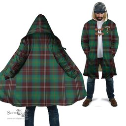 Scottish Chisholm Hunting Ancient Tartan Cloaks - Hooded Cape Coat with Family Crest Scottish Clans
