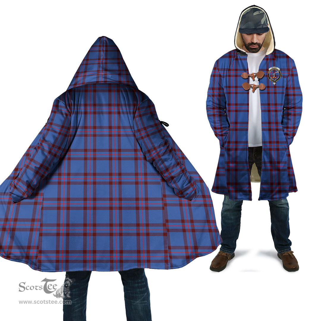 Scottish Elliot Modern Tartan Cloaks - Hooded Cape Coat with Family Crest Scottish Clans