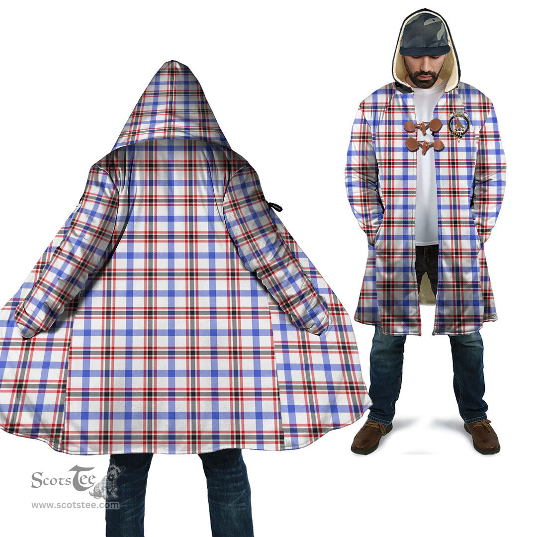 Scottish Boswell Modern Tartan Cloaks - Hooded Cape Coat with Family Crest Scottish Clans