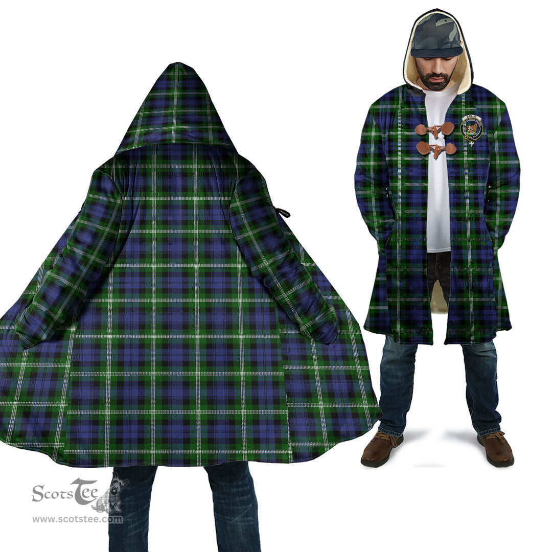 Scottish Baillie Modern Tartan Cloaks - Hooded Cape Coat with Family Crest Scottish Clans