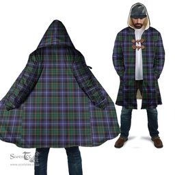 Scottish MacRae Hunting Modern Tartan Cloaks - Hooded Cape Coat