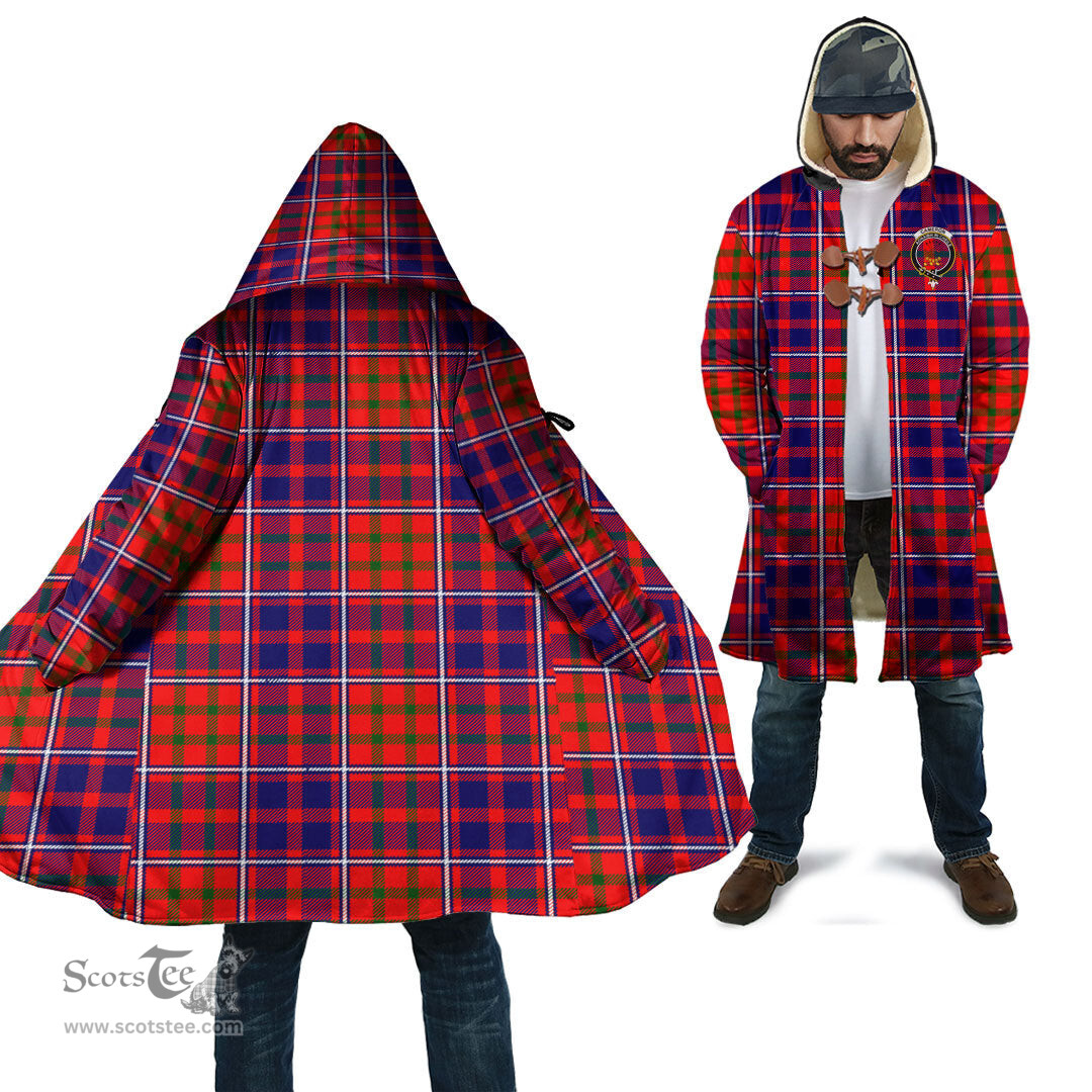 Scottish Cameron of Lochiel Modern Tartan Cloaks - Hooded Cape Coat with Family Crest Scottish Clans