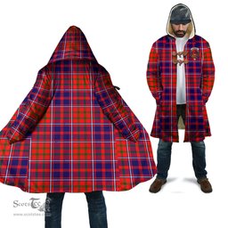 Scottish Cameron of Lochiel Modern Tartan Cloaks - Hooded Cape Coat with Family Crest Scottish Clans