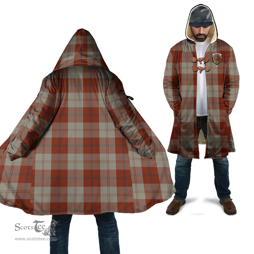 Scottish Davidson Dress Dancers Tartan Cloaks - Hooded Cape Coat with Family Crest Scottish Clans