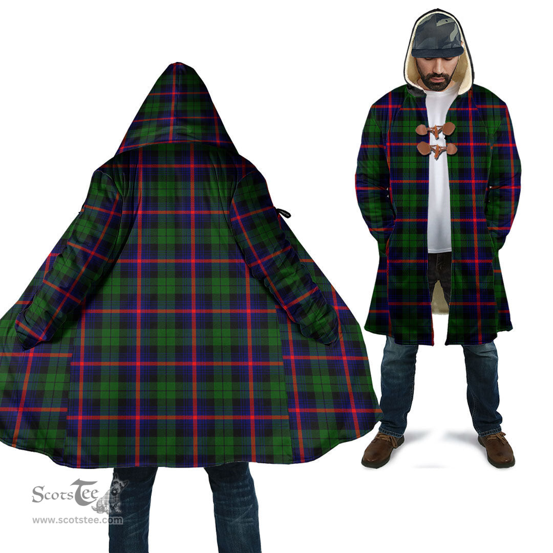 Scottish Urquhart Modern Tartan Cloaks - Hooded Cape Coat